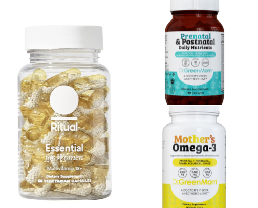 Health is Wealth: supplements/vitamins cover photo collage