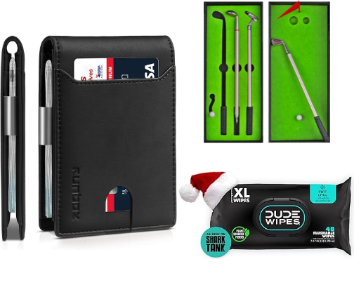 STOCKING STUFFERS - FOR THE GUYS cover photo collage