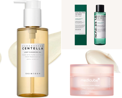 Korean Skincare Products for Acne-Prone Oily/Combo Skin cover photo collage