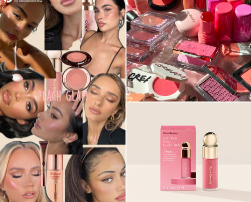 My holy grail blushes cover photo collage
