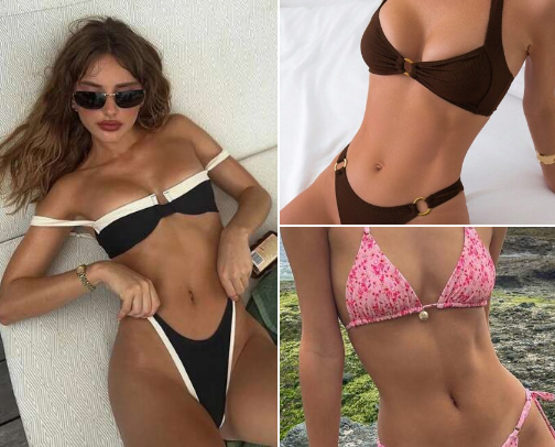 Trendy Bikini Collection cover photo collage