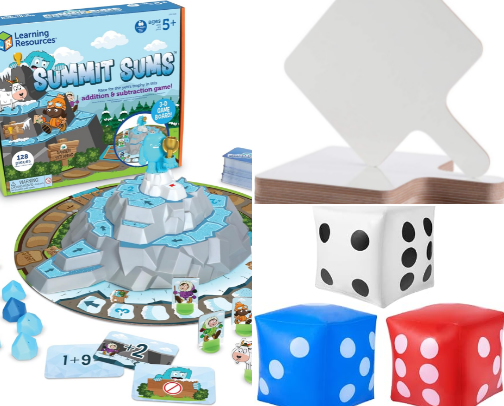 Toys and tools to go for fun learning cover photo collage