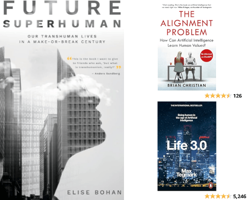 Books on AI cover photo collage