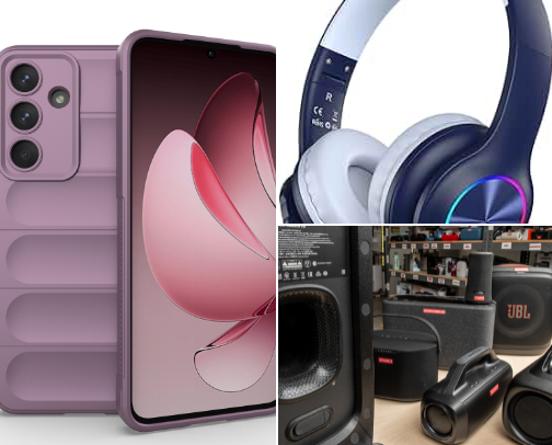 Electronics cover photo collage