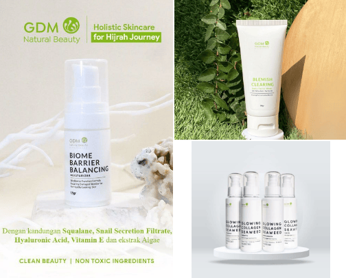 Rekomendasi natural skincare lokal Indonesia cover photo collage