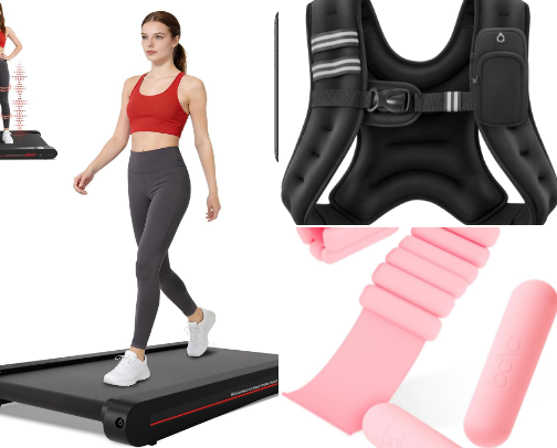FAV AT HOME WORKOUT ITEMS 💪🏼 cover photo collage