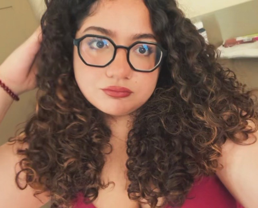 Curly hair care routine (3b hair) cover photo collage