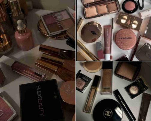 Makeup💋 cover photo collage