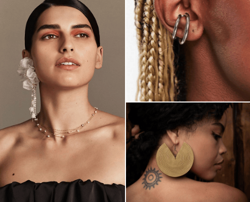 Make an impression with a good pair of Earrings! cover photo collage