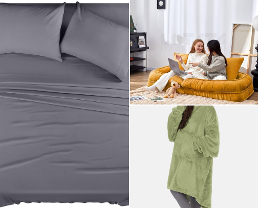 Cozy vibes cover photo collage