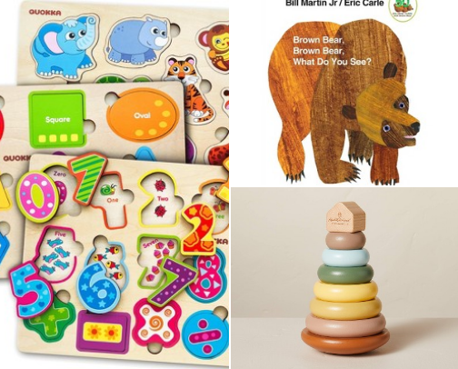 Toddler Learning + Play tools🧠 cover photo collage