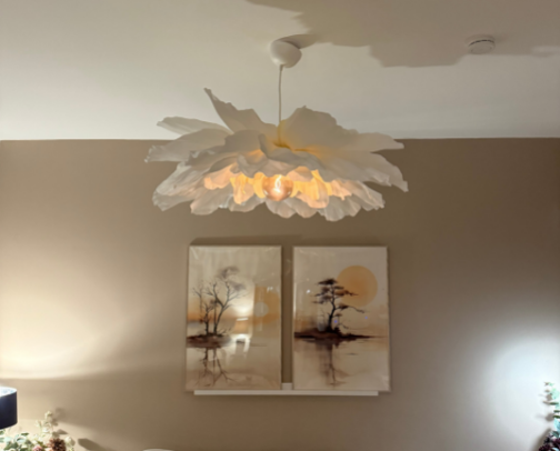 Lamp shade cover photo collage