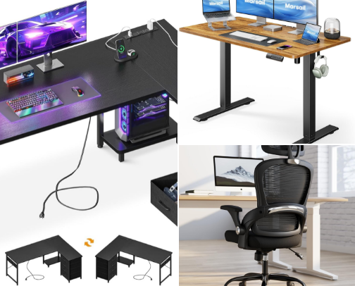 Excellent for office work or remote setups 💻 cover photo collage