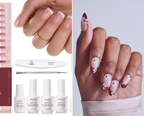 PRESS ON NAILS cover photo collage