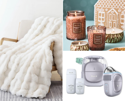 At-Home Winter Essentials for a Cozy Night In cover photo collage
