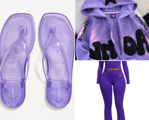 Purple 💜 | Fashion finds cover photo collage