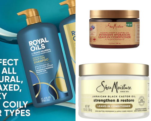 natural hair routine 🪮 cover photo collage