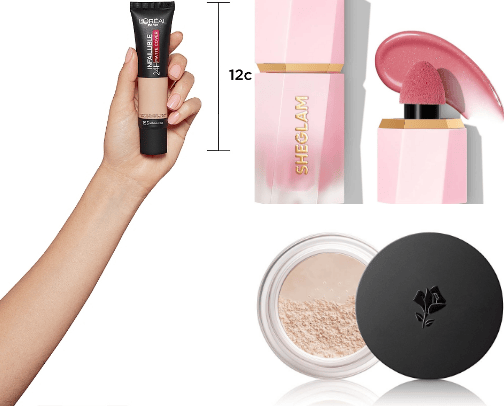 Makeup suitable for acne prone oily skin cover photo collage