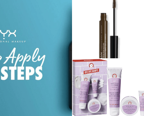 My favorite makeup/skincare finds cover photo collage