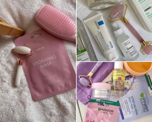 Skincare✨🧴 cover photo collage