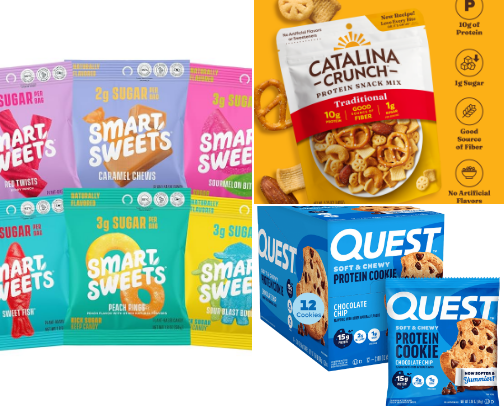 Snack must haves 🍭 cover photo collage