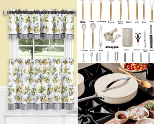The modern kitchen gadgets cover photo collage