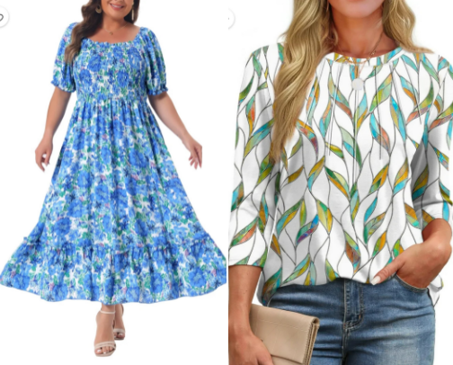 Plus size fashion for Spring-summer 2026 cover photo collage