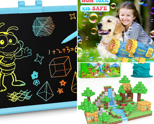 Toys for kids 🪀🧸 cover photo collage