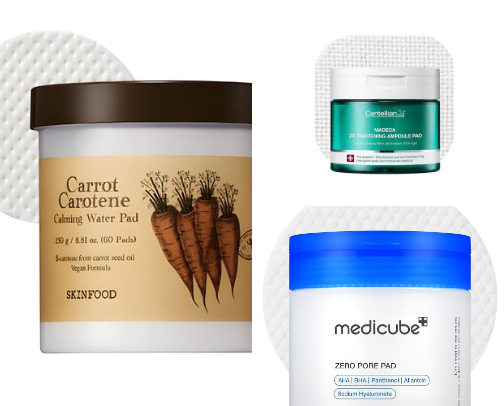 Favorite toner pads cover photo collage