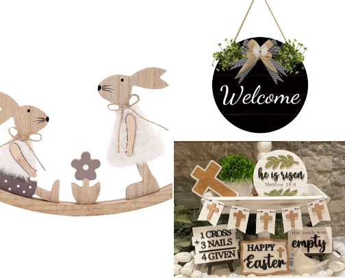 Spring decoration cover photo collage