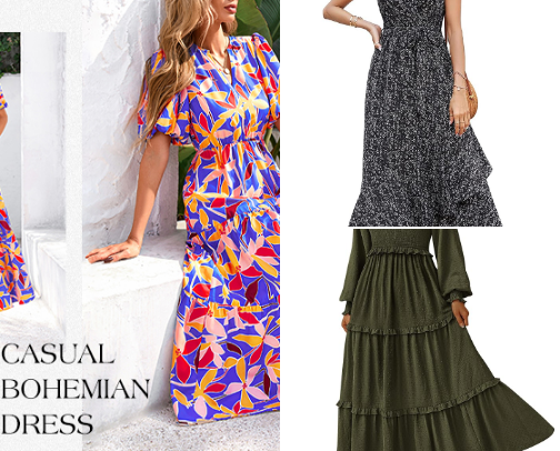 Fall Wedding Guest Dresses cover photo collage