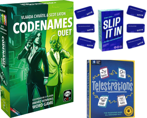 Family Game Night for Adult Families! cover photo collage