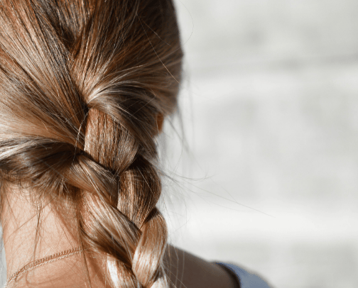 Healthy hair cover photo collage