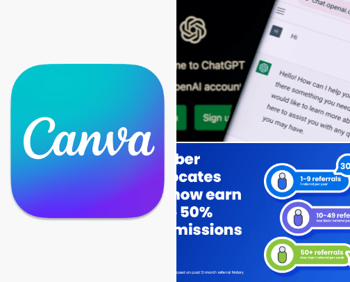 Content Creator programs cover photo collage