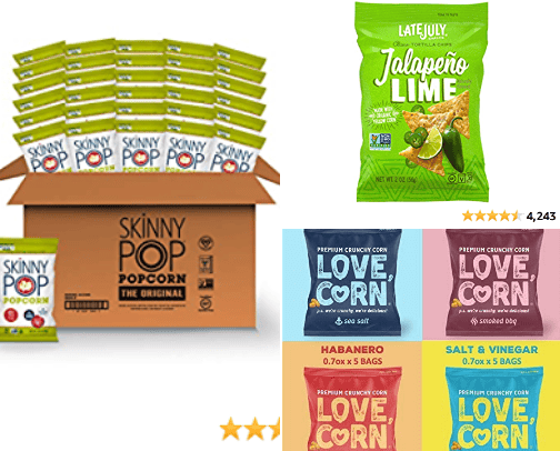 Snacks cover photo collage