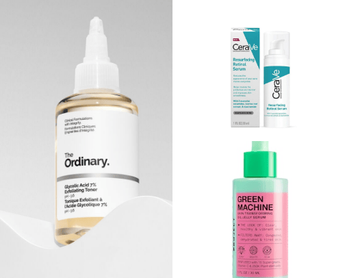 Skincare cover photo collage