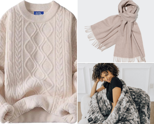 Cozy girl aesthetic cover photo collage