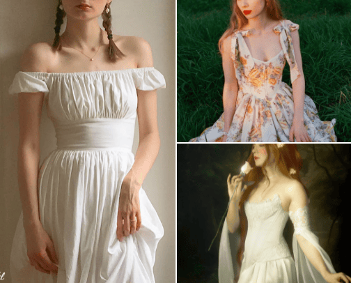 Fairytale dresses . cover photo collage