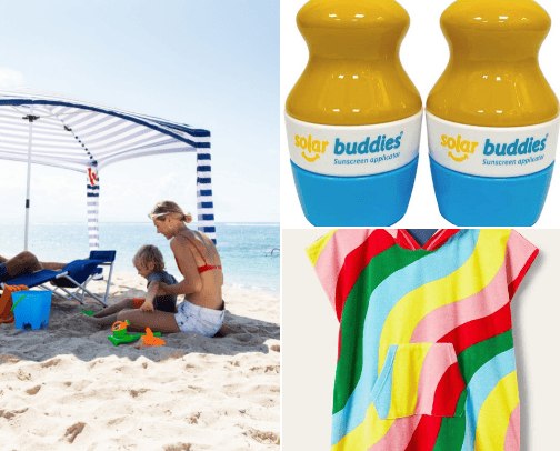 Beach cover photo collage