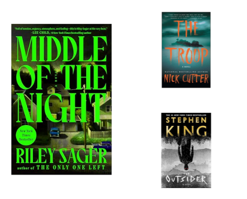 The Ooky-Spooky Reads for October. cover photo collage