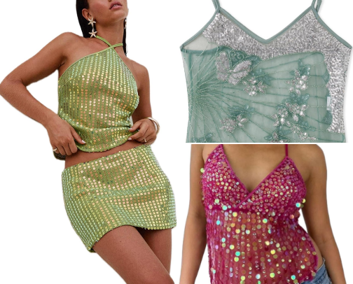 Sequins & Sparkles cover photo collage
