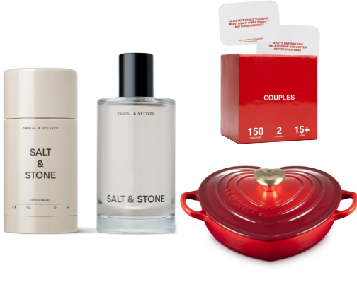 💘 VALENTINE’S DAY GIFT GUIDE 50+ IDEAS FOR ALL 💘 cover photo collage