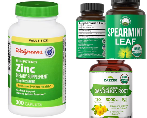 Beauty/HealthFinds: Hormonal Acne Supplements for Baddies 💞 cover photo collage