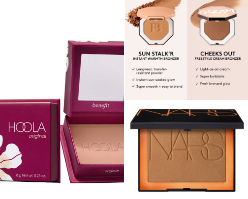Top Bronzers for Every Skin Tone: MUA Approved cover photo collage