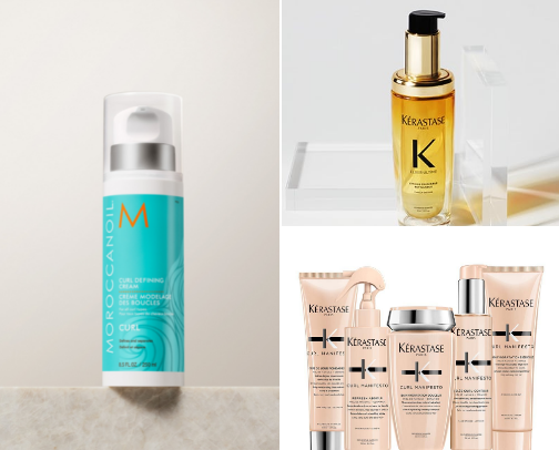 Hair products cover photo collage