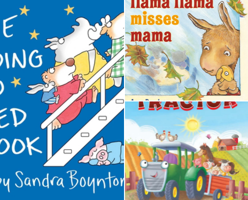 Books Your Toddler Will Have You Reading Over and Over cover photo collage