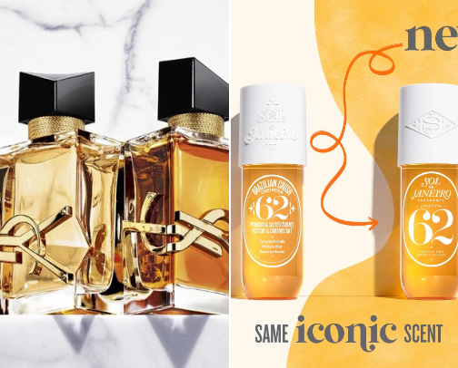 perfumes cover photo collage