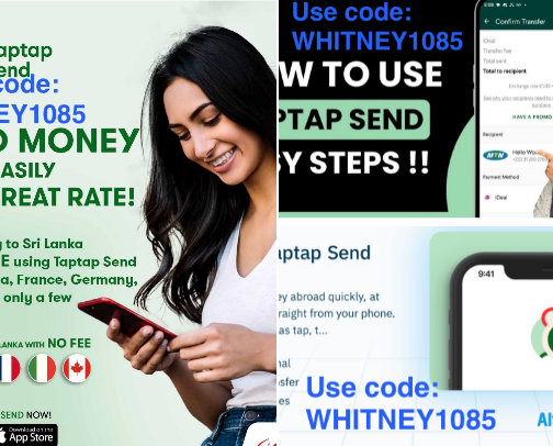 Send money to your friends and family cover photo collage
