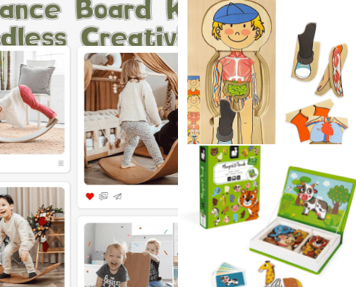 Toddler Toys cover photo collage