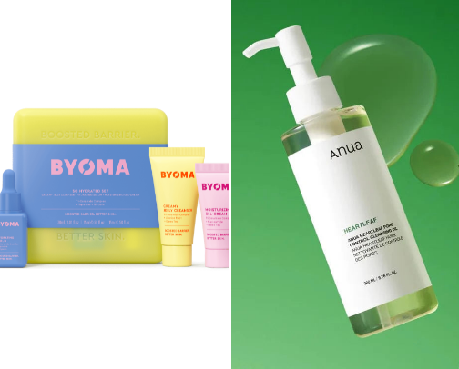 My holy grail skin care products cover photo collage